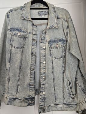 Maurices Light Blue Denim Jacket